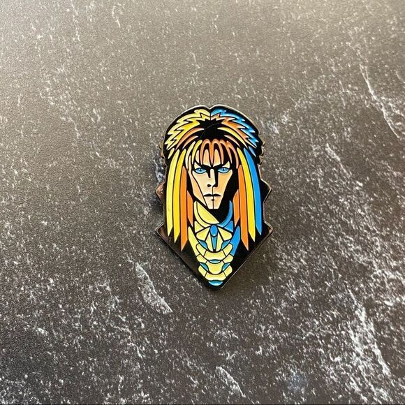 80s Bowie Enamel Pin/ Brooch - Picture 3 of 7